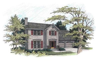 3-Bedroom, 1456 Sq Ft Small House Plans - 109-1087 - Main Exterior