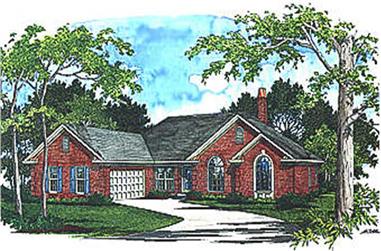 3-Bedroom, 2275 Sq Ft Ranch House Plan - 109-1106 - Front Exterior