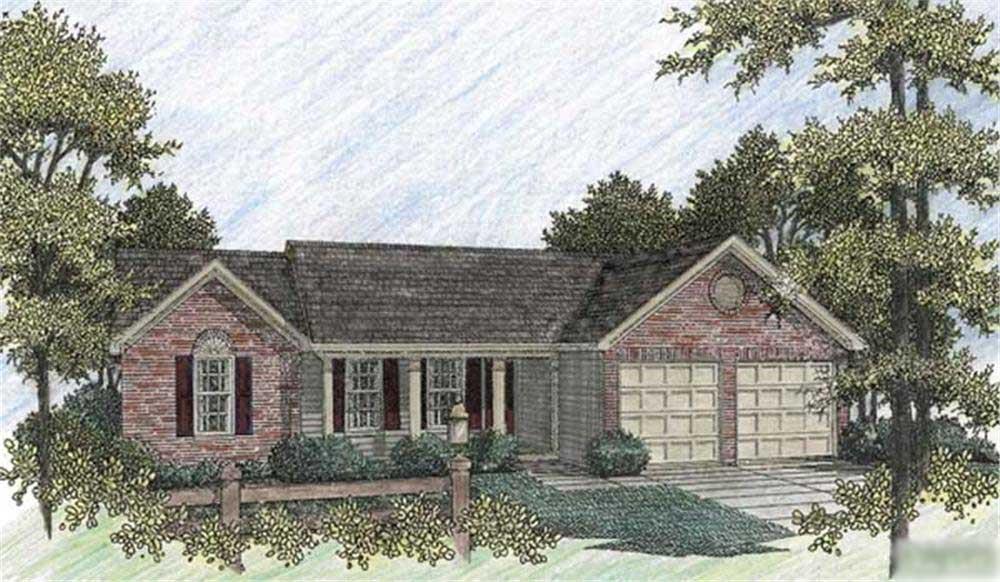 Main image for house plan # 14387
