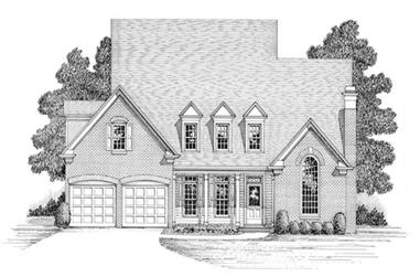 4-Bedroom, 3050 Sq Ft Cape Cod House Plan - 109-1140 - Front Exterior