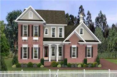 4-Bedroom, 1932 Sq Ft Traditional Home Plan - 109-1180 - Main Exterior