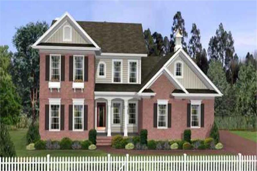Front View of this 4-Bedroom, 1932 Sq Ft Plan - 109-1180