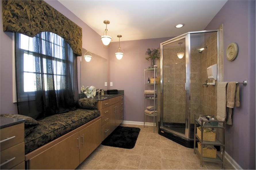 109-1192 house plan master bath room