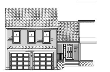 0-Bedroom, 636 Sq Ft Garage Home Plan - 110-1024 - Main Exterior