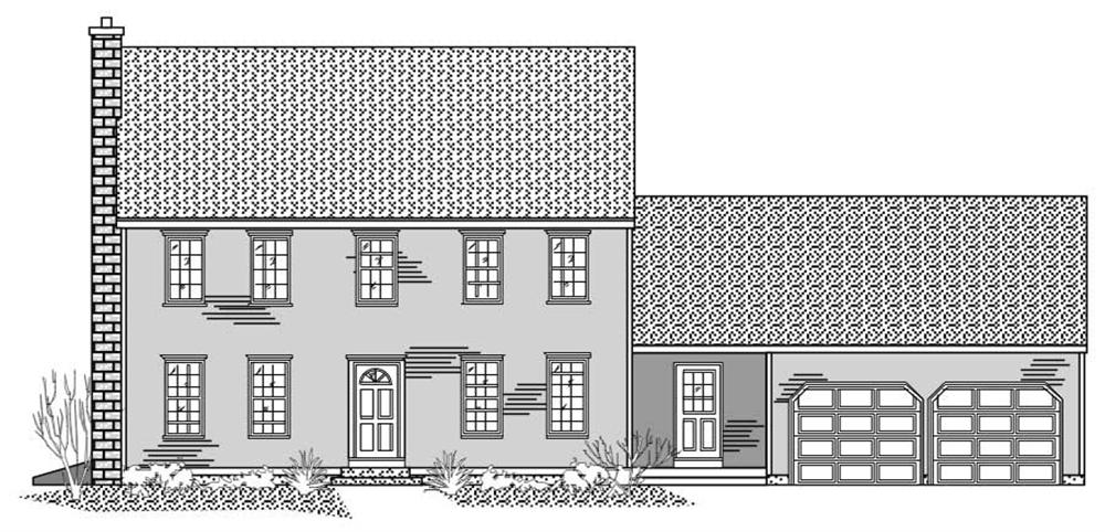 Colonial Houseplans need front elevations too, here is this one.