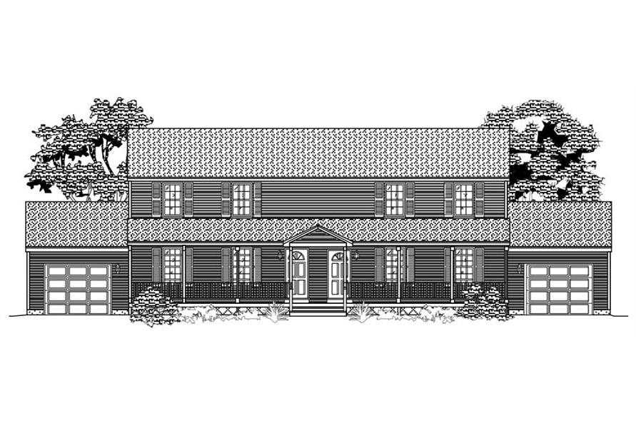 3-Bedroom, 2612 Sq Ft Multi-Unit House Plan - 110-1135 - Front Exterior