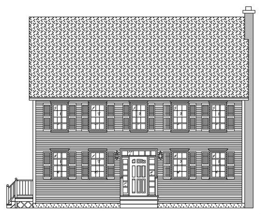Image: Traditional House Plans Front Elevation