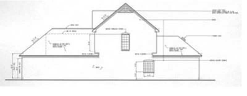 Home Plan Right Elevation of this 3-Bedroom,2357 Sq Ft Plan -113-1001
