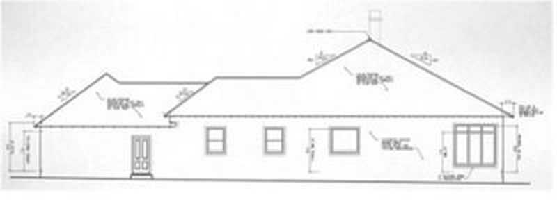 Home Plan Right Elevation of this 3-Bedroom,2152 Sq Ft Plan -113-1011
