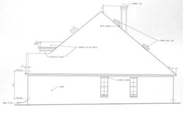 Home Plan Right Elevation of this 5-Bedroom,3509 Sq Ft Plan -113-1016