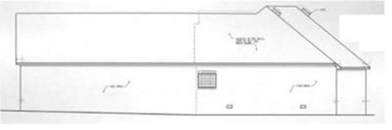 Home Plan Right Elevation of this 4-Bedroom,2574 Sq Ft Plan -113-1019