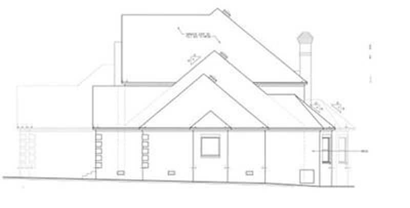 Home Plan Right Elevation of this 4-Bedroom,3889 Sq Ft Plan -113-1025