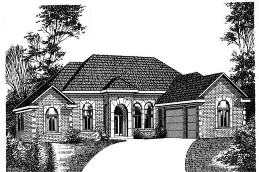 Main image for house plan # 6024