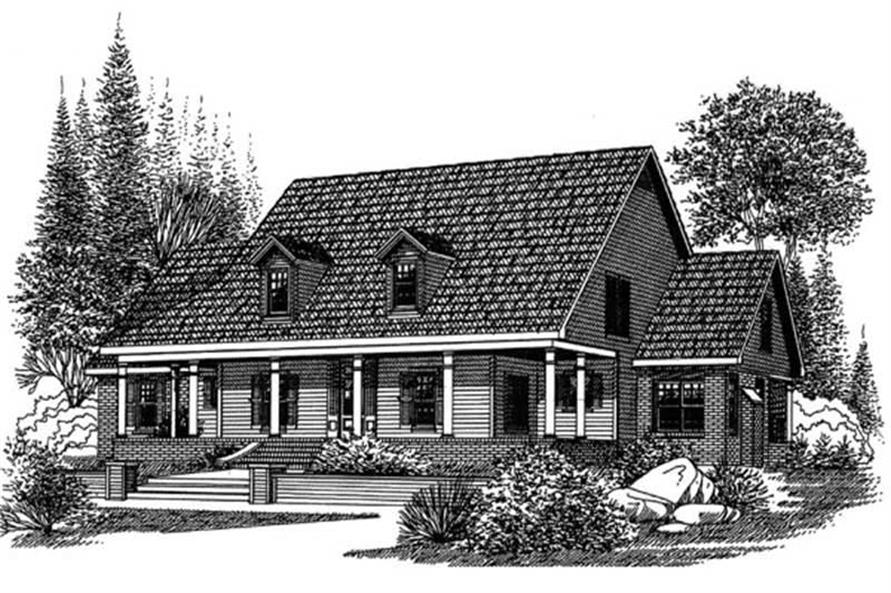 Main image for house plan # 6021