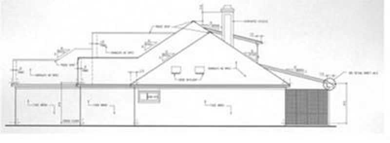 Home Plan Right Elevation of this 3-Bedroom,2048 Sq Ft Plan -113-1052