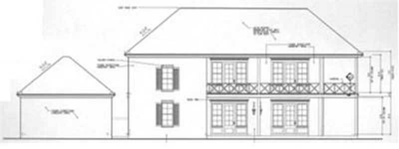 Home Plan Right Elevation of this 3-Bedroom,1741 Sq Ft Plan -113-1056