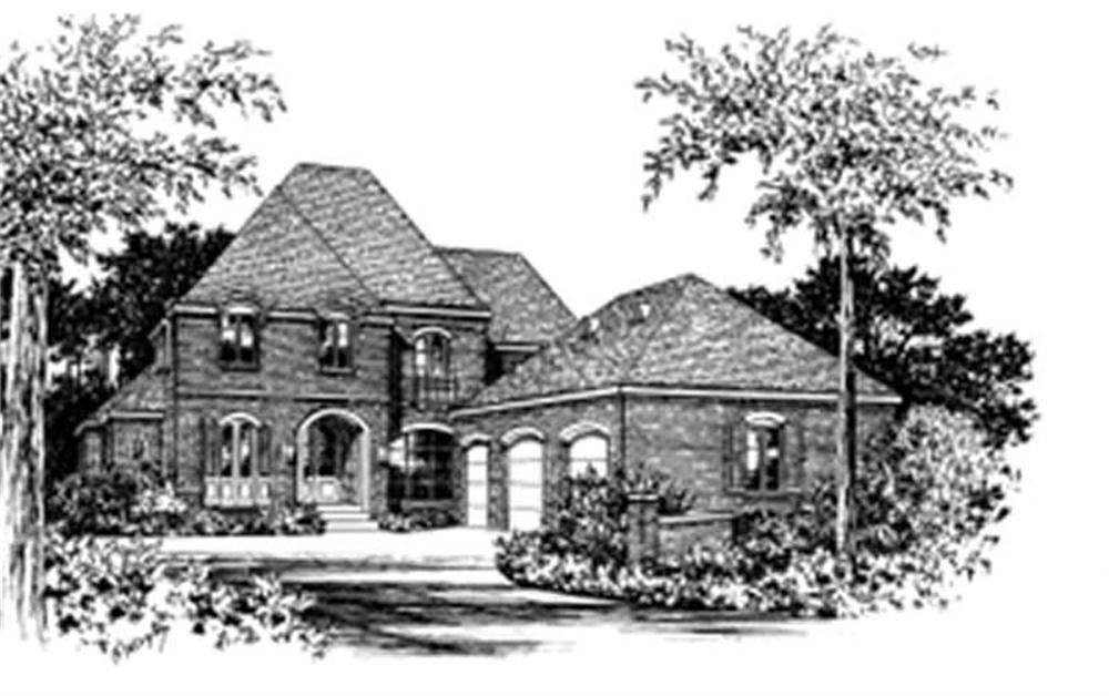 Main image for house plan # 6038
