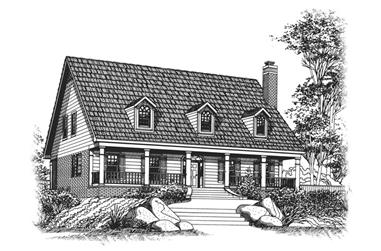 4-Bedroom, 2756 Sq Ft Country House Plan - 113-1078 - Front Exterior