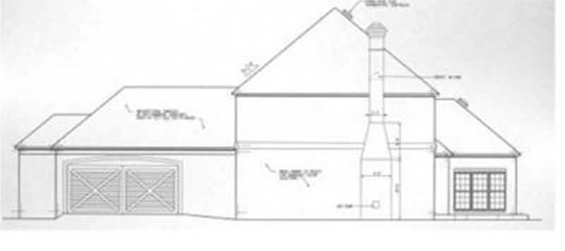 Home Plan Right Elevation of this 3-Bedroom,2672 Sq Ft Plan -113-1079