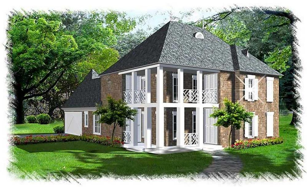 Main image for house plan # 9522