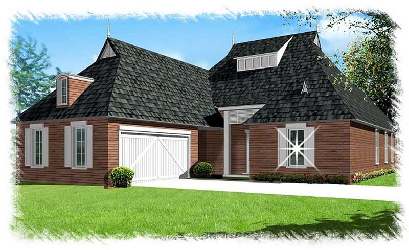French Ranch Home With 4 Bedrms 2467 Sq Ft Floor Plan 113