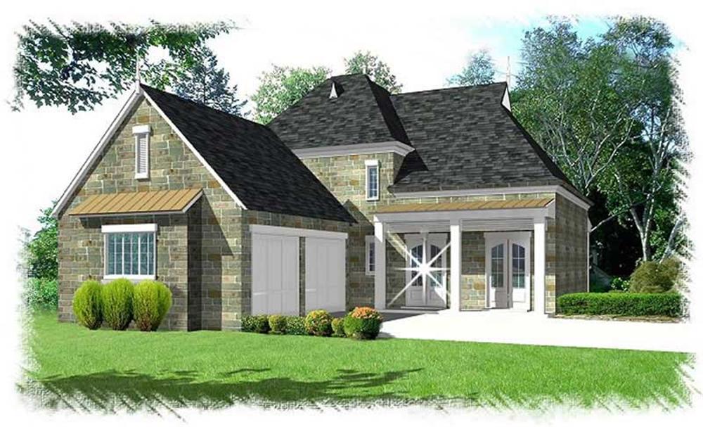 Main image for house plan # 9513