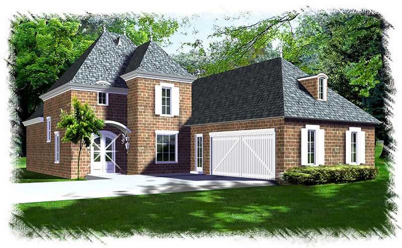 Main image for house plan # 9521