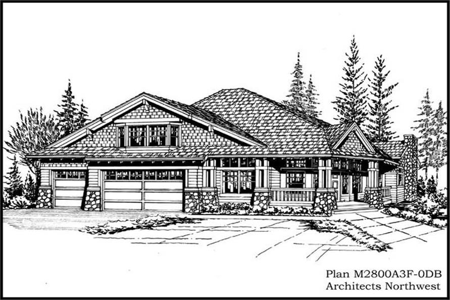 Main image for house plan # 14797
