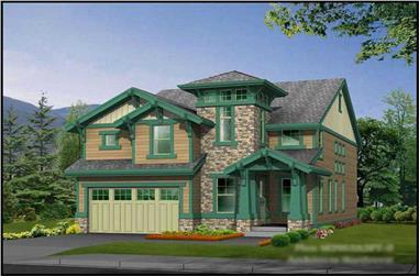 4-Bedroom, 2965 Sq Ft Ranch House Plan - 115-1023 - Front Exterior