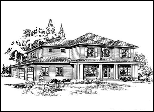 Main image for house plan # 14825