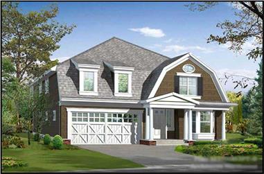 5-Bedroom, 3686 Sq Ft Ranch House Plan - 115-1036 - Front Exterior