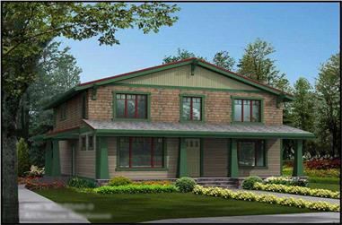 3-Bedroom, 3430 Sq Ft Ranch House Plan - 115-1052 - Front Exterior
