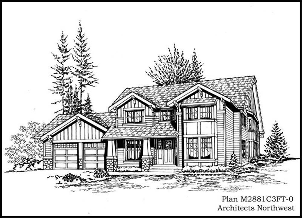 Main image for house plan # 14822