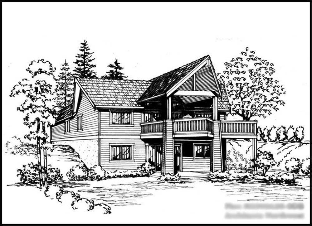 Main image for house plan # 15216