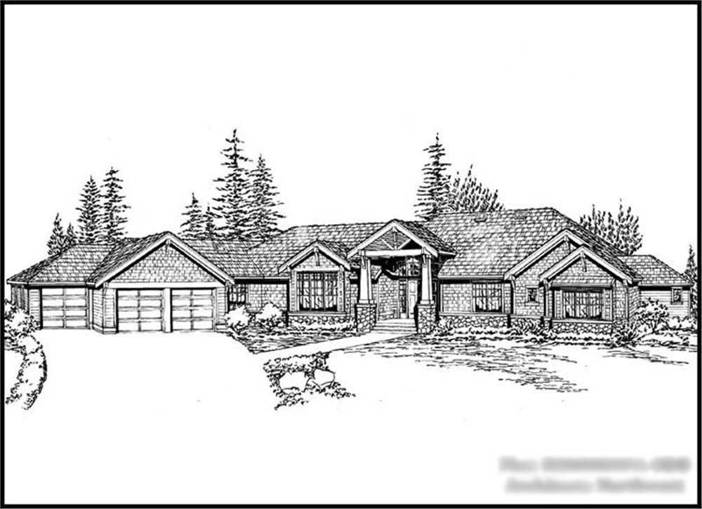 Main image for house plan # 15287