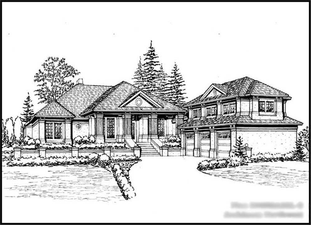 Main image for house plan # 15290