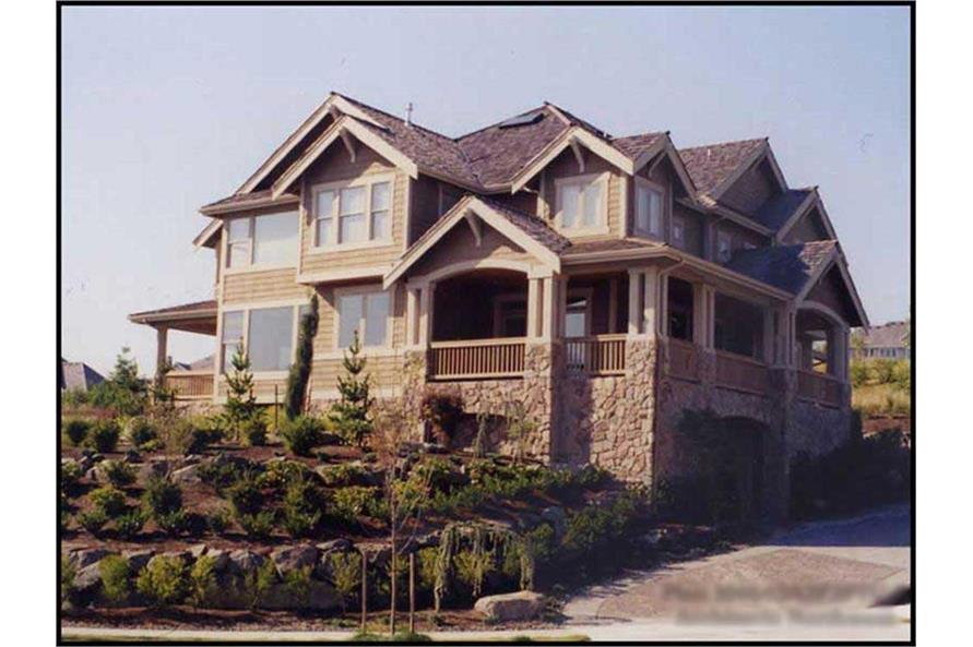 4-Bedroom, 4645 Sq Ft Luxury House Plan - 115-1159 - Front Exterior