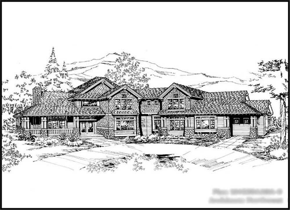 Main image for house plan # 15068