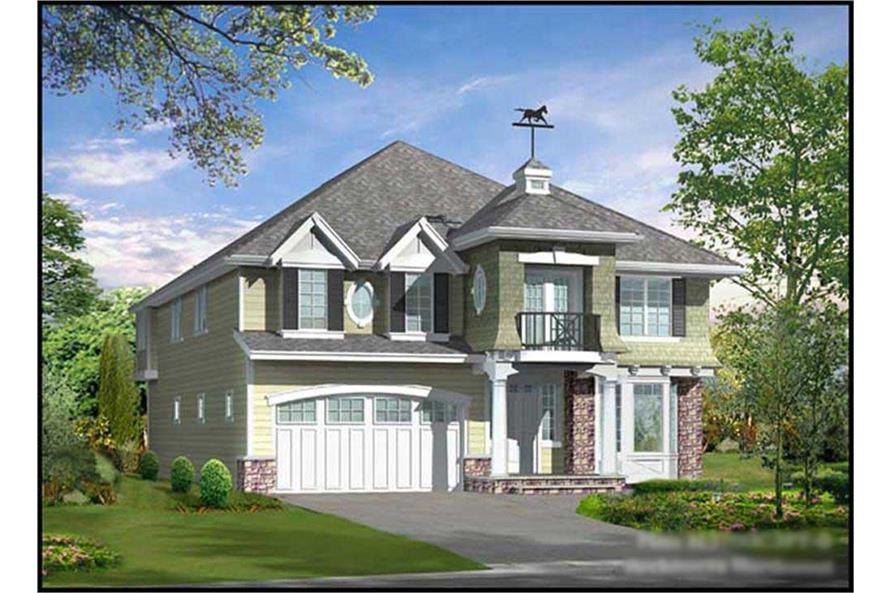 4-Bedroom, 3718 Sq Ft Ranch House Plan - 115-1231 - Front Exterior