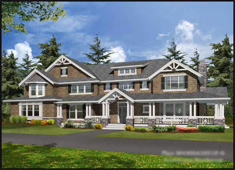 Craftsman Country Home  with 4 Bedrms 4300 Sq Ft Plan  