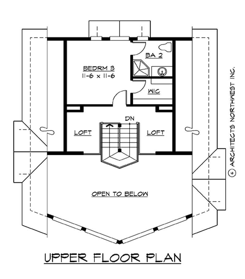 Cabins, Vacation Homes House Plans - Home Design CD-M1450A0-0 # 14599