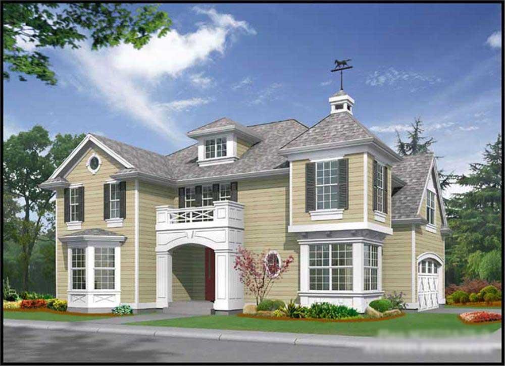 Main image for house plan # 9281