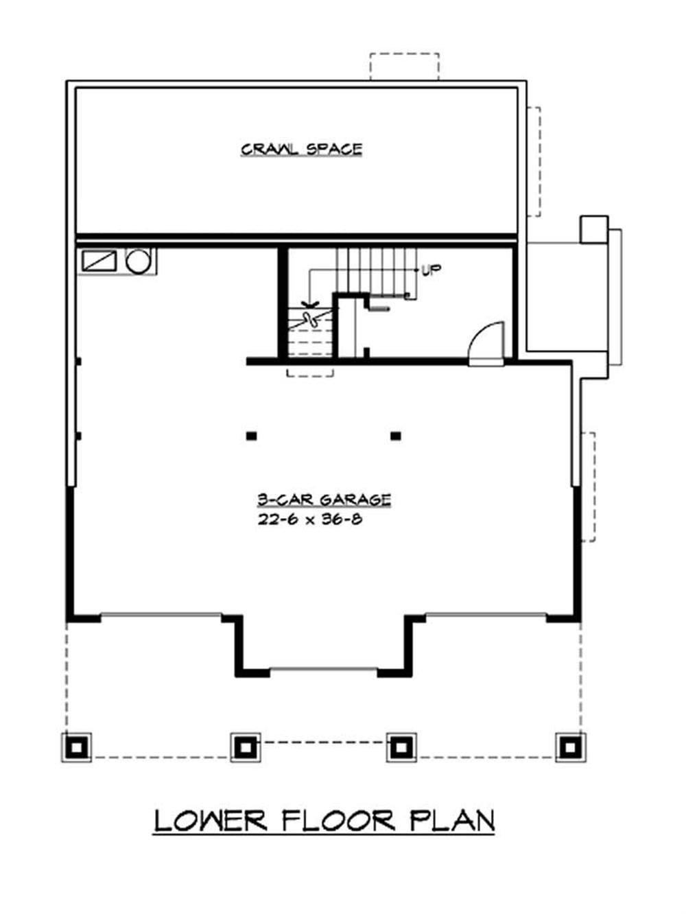 Craftsman Bungalow Home  with 3 Bedrooms 2675 Sq Ft 