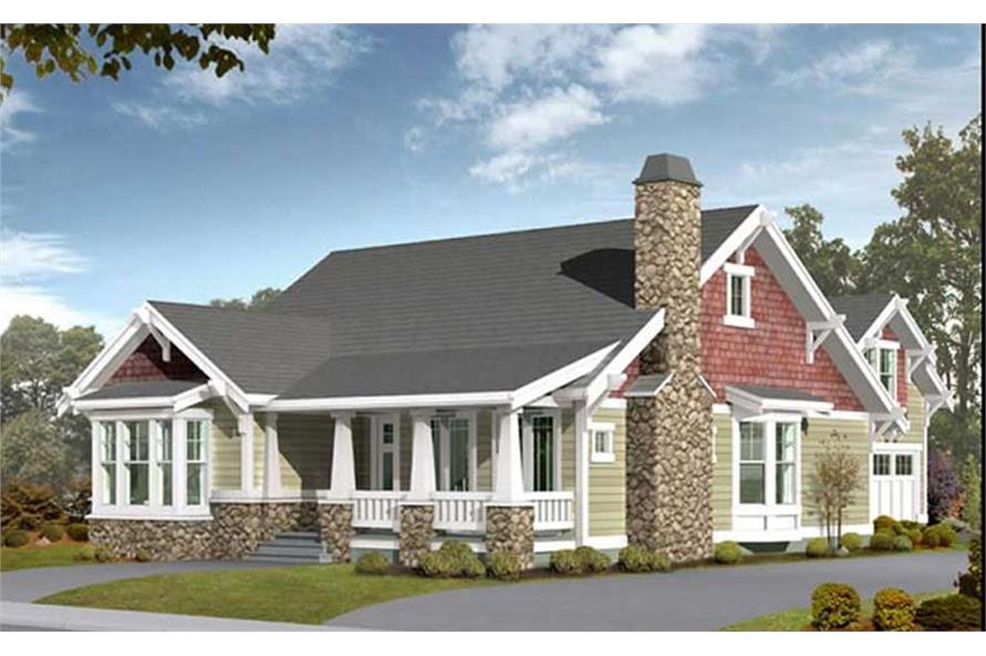  Craftsman  Farmhouse  Plan  Bungalow with 5 Bedrooms 3 Bath