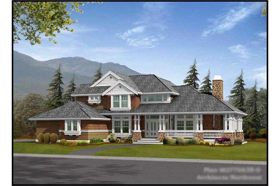 Main image for house plan # 9276