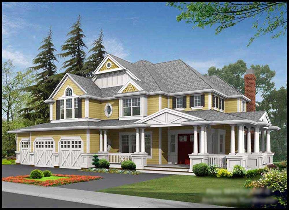 Main image for house plan # 9364