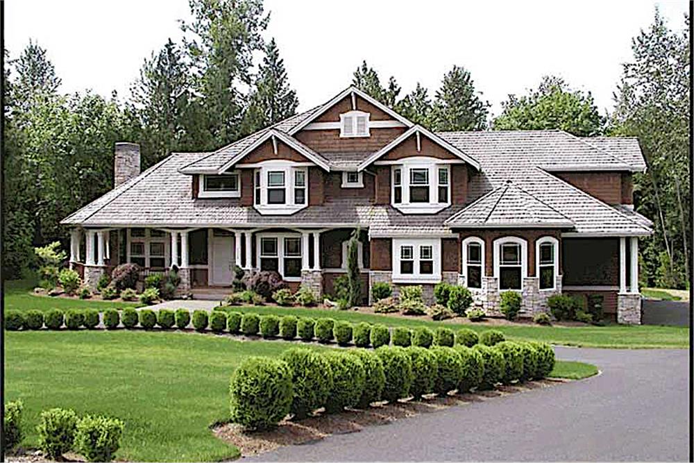 Craftsman style home plan (ThePlanCollection: House Plan #115-1465)