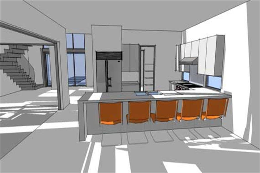 Kitchen of this 3-Bedroom, 2459 Sq Ft Plan - 116-1015