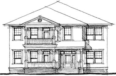 5-Bedroom, 4952 Sq Ft Southern House Plan - 116-1060 - Front Exterior