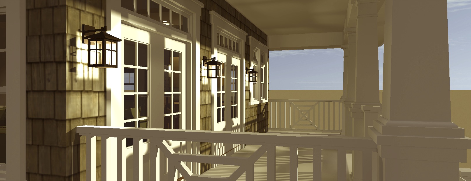 Porch of this 3-Bedroom, 1581 Sq Ft Plan - 116-1093